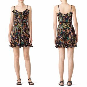 Deby Debo Printed Floral Tropical Rodriguez Romper Size XS